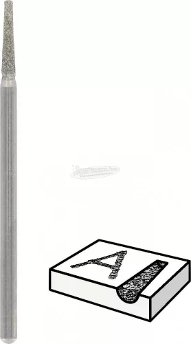 DREMEL Kúpos gyémántcsiszoló szár 2mm, 26157134JA Dremel 7134 26157134JA