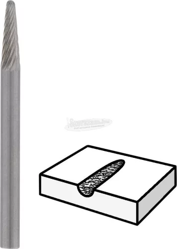 DREMEL 9910 Volfrám-karbid marószár, nyílheggyel 3,2mm, 2615991032