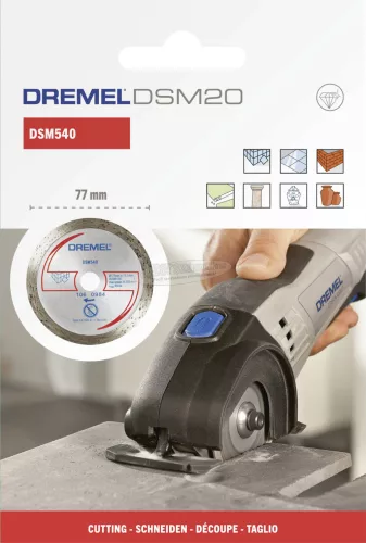 Dremel DSM540 2615S540JB Gyémánt vágótárcsa 77mm 1db 2615S540JB