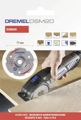 Dremel 2615S600JB Vágótárcsa, hajlított 77mm 1db 2615S600JB