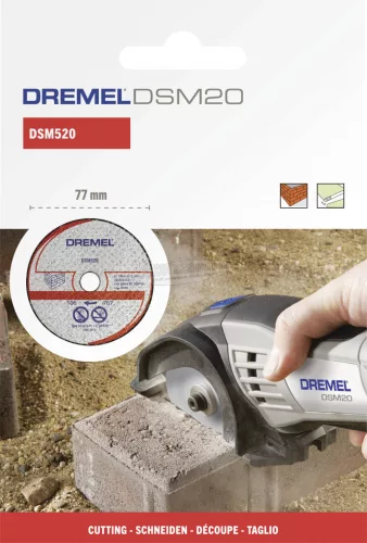 Dremel DSM520 2615S520JB Vágótárcsa, egyenes 77mm 2db 2615S520JB