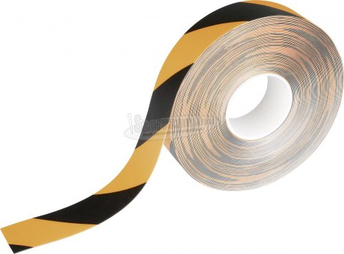 Durable Padlójelölő szalag sárga, Fekete 30m x 50mm DURALINE 1db 1726130