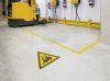 Durable Padlójelölő szalag sárga, Fekete 30m x 50mm DURALINE 1db 1726130