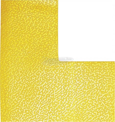 Durable Padlójelölő alakzat "L" sárga 10db 100x100x0.7mm 170204