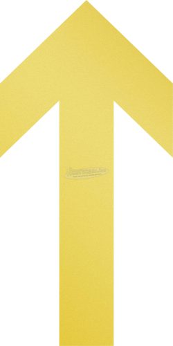 Durable padlójelölő nyíl, visszaszedhető Sárga 10db 100x200mm 104804
