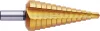 EXACT HSS TiN lépcsős fúró 6-30mm 98mm 3 oldalú szár 05348