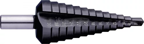 EXACT  lépcsős fúró készlet 3 részes 4-12/4-20/6-30mm HSS TiAIN 3 oldalú szár 50071-2