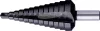EXACT  lépcsős fúró 9-36mm HSS TiAIN 86mm 3 oldalú szár 50069