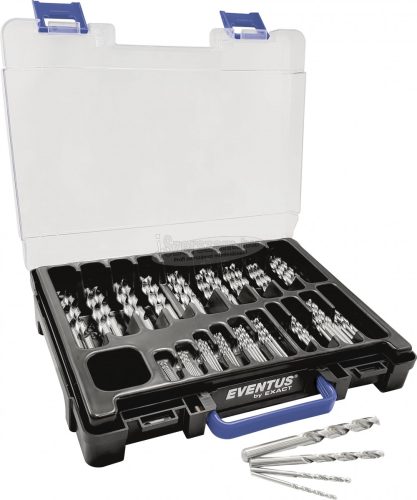 EXACT Fém csigafúró készlet 1-10x0,5mm 120 részes 32286