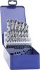 EXACT HSS Fém csigafúró készlet 19 részes 1-10x0,5mm Csiszolt DIN 338 hengeres 32003