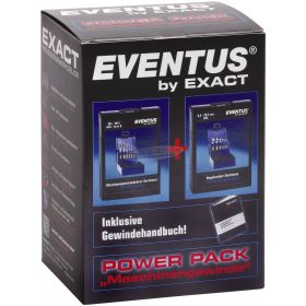   EXACT Gépi menetfúró +süllyesztő készlet 21 részes Metrikus jobbos DIN 371/376 HSS B forma 70602