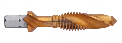 EXACT Kombinált menetfúró készlet HSS TiN 1/4"  7 részes M3-M10 jobbos 05930