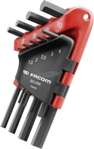 Facom imbuszkulcs készlet 1,5-10mm 9 részes ISO 2936 82H.JP9A
