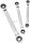 Facom racsnis csillagkulcs készlet 3 részes TORX E6-E18 464TX.J3PB