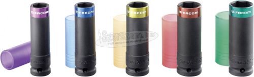 Facom Dugókulcs készlet 15-22mm 85mm 5 részes 1/2" 6szög NSI.5LPB