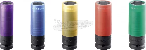 Facom Dugókulcs készlet 15-22mm 85mm 5 részes 1/2" 6szög NSI.5LPB
