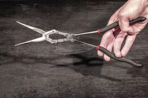 Facom Lapos kerek csőrű fogó Egyenes 340mm 185.34L