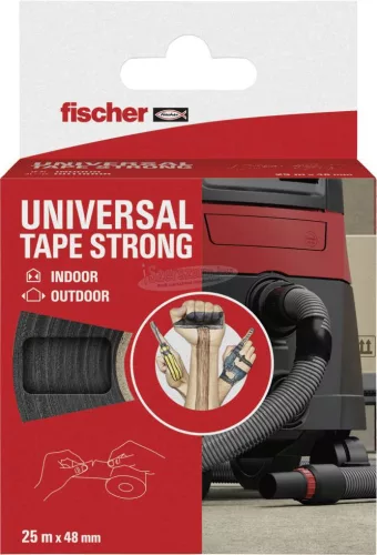 Fischer Szövet ragasztószalag Fekete 25m x 48mm GOW 560903