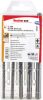 fischer falazat fúró D-SDX készlet 5-12mm 5részes 545507