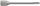 fischer prémium vésőszár FCP Max lapos 50/380mm 546319