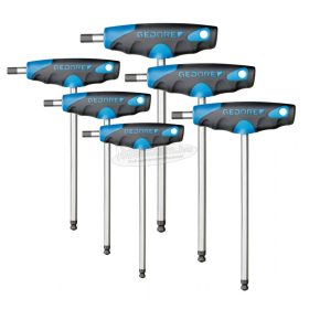   GEDORE imbuszkulcs készlet T-nyelű 2,5-8mm 6 részes 2998777 DT 2142-06