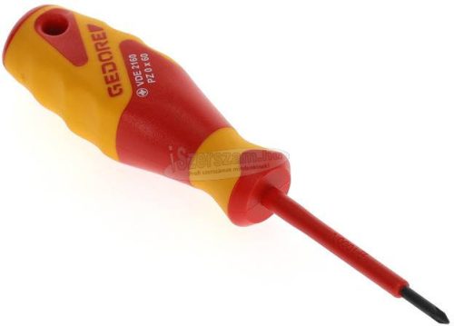 GEDORE szigetelt csavarhúzó Pozidriv PZ0x60mm 1000V VDE 2160 PZ0 1612166