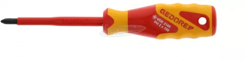 GEDORE szigetelt csavarhúzó Phillips PH2x100/210mm 1000V VDE 2160 PH2 1612123