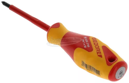 GEDORE szigetelt csavarhúzó Phillips PH1x80/180mm 1000V VDE 2160 PH1 1612115