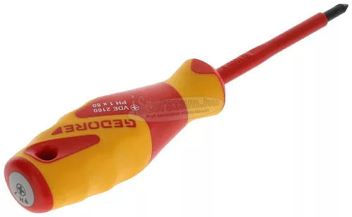 GEDORE szigetelt csavarhúzó Phillips PH1x80/180mm 1000V VDE 2160 PH1 1612115
