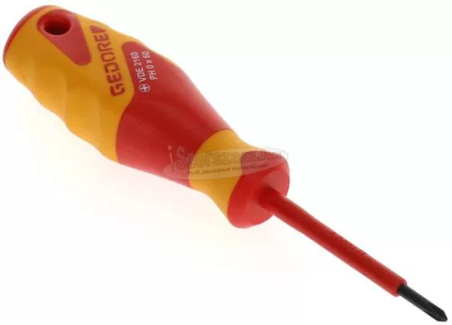 GEDORE szigetelt csavarhúzó Phillips PH0x60/145mm 1000V VDE 2160 PH0 1612107