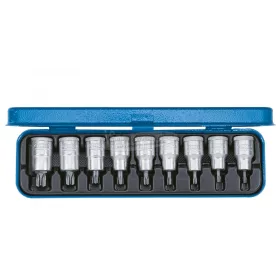   GEDORE TORX Rátűzőkulcs készlet 9 részes 1/2" TX T20-60 ITX 19 PM 6158970