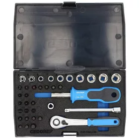   GEDORE Dugókulcs készlet 1/4" 37 részes D 20 KMU-20 1822373