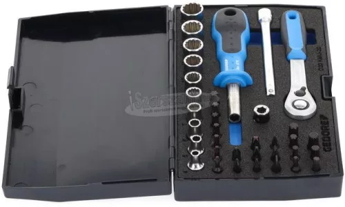 GEDORE Dugókulcs készlet 1/4" 37 részes D 20 KMU-20 1822373