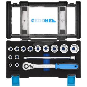   GEDORE Dugókulcs készlet 1/2" 15 részes, 6szög 10-32mm 19 DMU-20 3014347