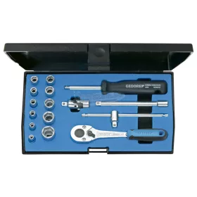   GEDORE Dugókulcs készlet 1/4" 4-13mm 16 részes 20 EMU-10 6162220