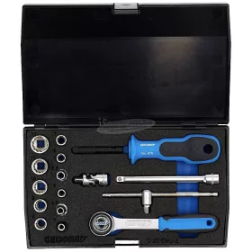   GEDORE Dugókulcs készlet Metrikus 1/4" 17 részes UD profil 4-13mm D 20 EMU-3 1815652