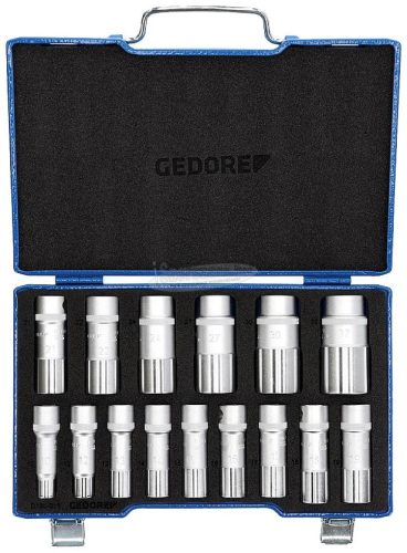 GEDORE Dugókulcs készlet Metrikus 1/2" 15 részes UD 10-32mm D 19 L-015 2190214