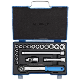   GEDORE Dugókulcs készlet Metrikus 1/2" 17 részes 19 JMU-3 2682842