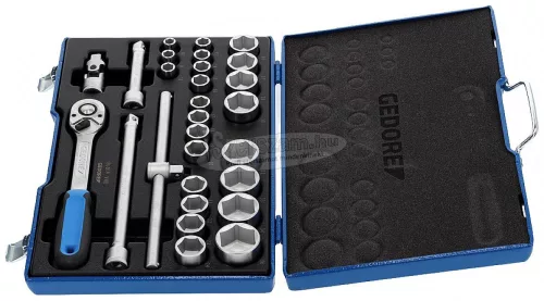 GEDORE Dugókulcs készlet Metrikus 1/2" 28 részes 19 VMU-10 2682869