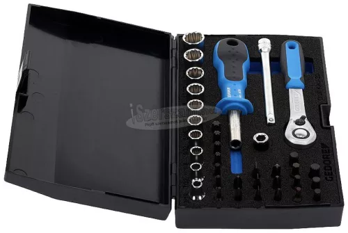 GEDORE Dugókulcs készlet Collos 1/4" 37 részes D 20 KAU-20 2010348