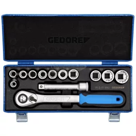  GEDORE Dugókulcs készlet Metrikus 1/2" 13 részes UD profil 10-24mm D 19 KMU-20 2545829