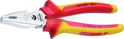 GEDORE szigetelt Erő kombinált fogó 180mm VDE 1000V SB VDE 8250-180 H 1699849