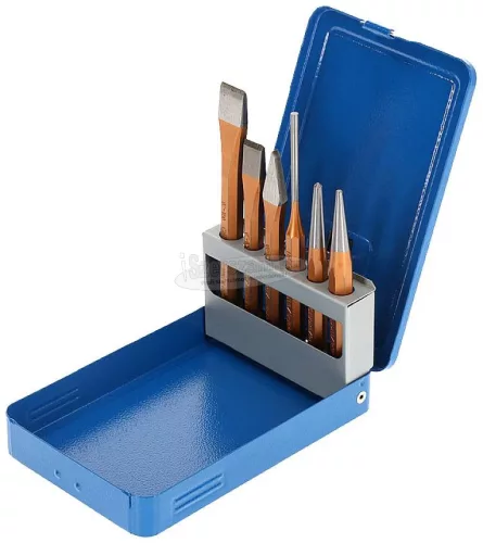 GEDORE véső, pontozó, kiütő készlet 6 részes 106 D 8725710