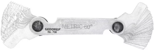 GEDORE Menetfésű 52 részes 0,25-6mm/62-4W metrikus/Whitworth 706 6549730