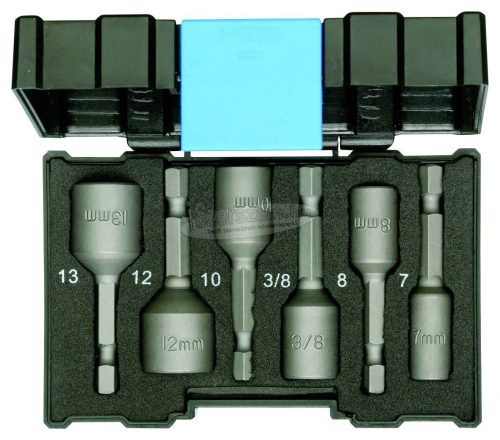GEDORE Bit dugókulcs készlet 6részes 1/4" 7-13 mm + 3/8" 666-006 2993244