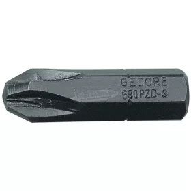   GEDORE Pozidriv bit PZ3x50mm Króm-vanádium speciális acél Barnított C6.3 1db 690 PZD 3 L S-010 6553170