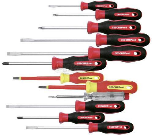 GEDORE RED Csavarhúzó készlet 12 részes PH+PZ+SL R38002012 3301273