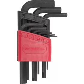   GEDORE RED imbuszkulcs készlet 1,5-10mm foszfátozott DIN ISO 2936 R36605009 3301331