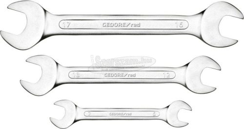 GEDORE RED villáskulcs készlet 6-17mm rövid 6 részes DIN 895 R05125006 3300958