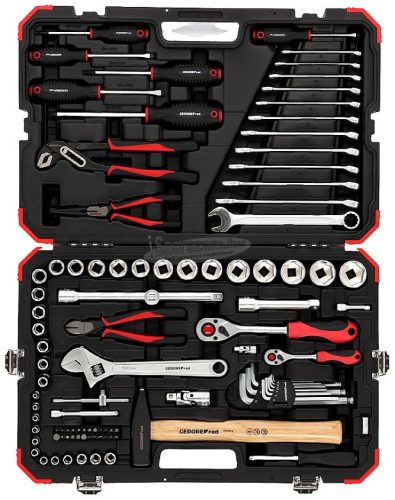 GEDORE RED szerszámkészlet 1/4" + 1/2" 100 részes R46003100 3300063